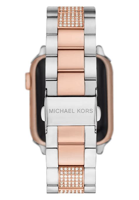 michael kors apple watch strap rose gold|mk smart watch strap.